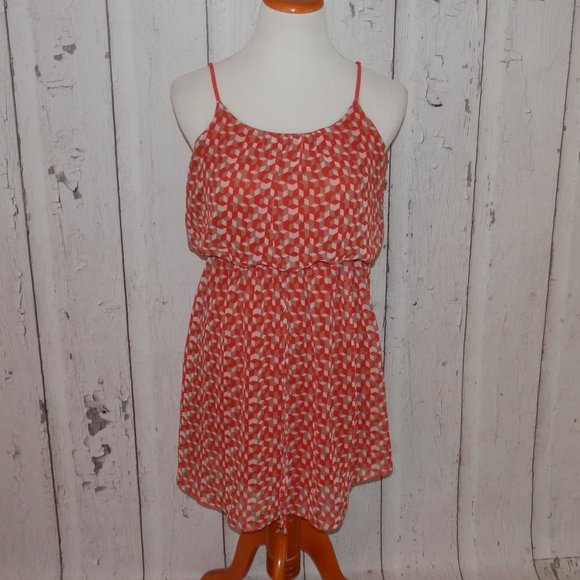 Bird Cage Women's Medium Blouson Adjustable Strap Sheer Overlay Fully Lined 3569 - Picture 1 of 12